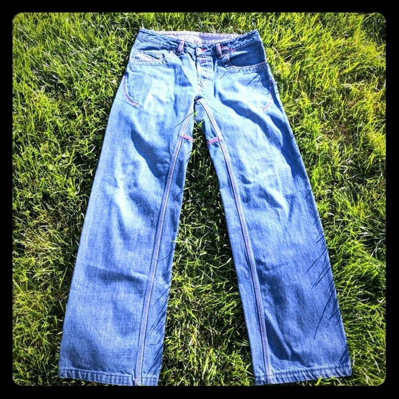 Diesel straight leg button fly men's jeans size 31